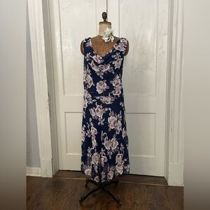 Signature by Robbie Bee Cowl Neck Dress